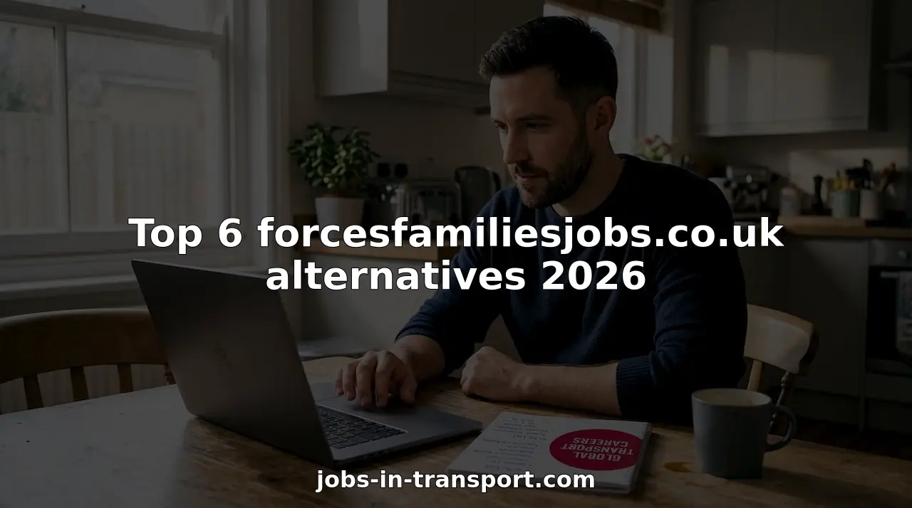 Man browsing job boards at kitchen table