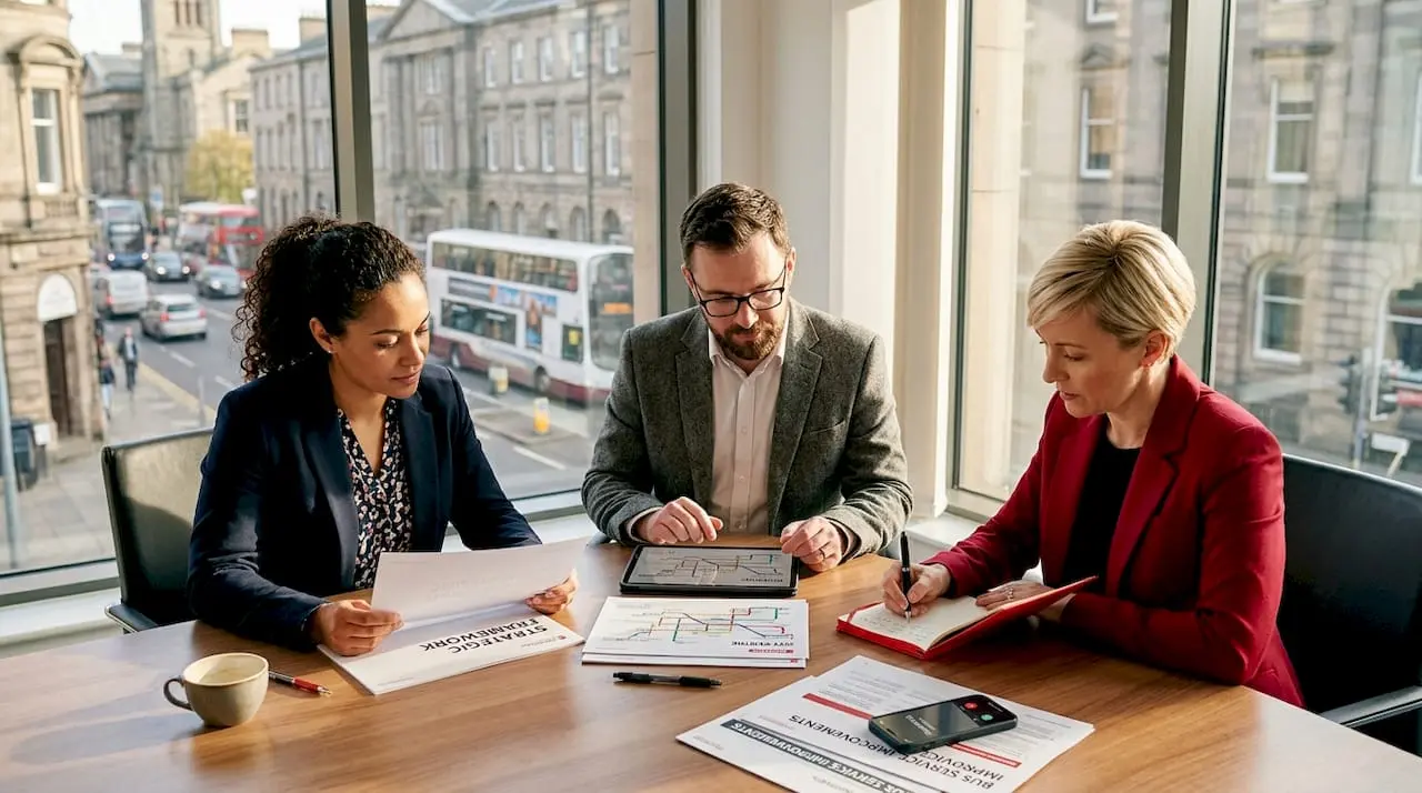 Team working on UK transport policy
