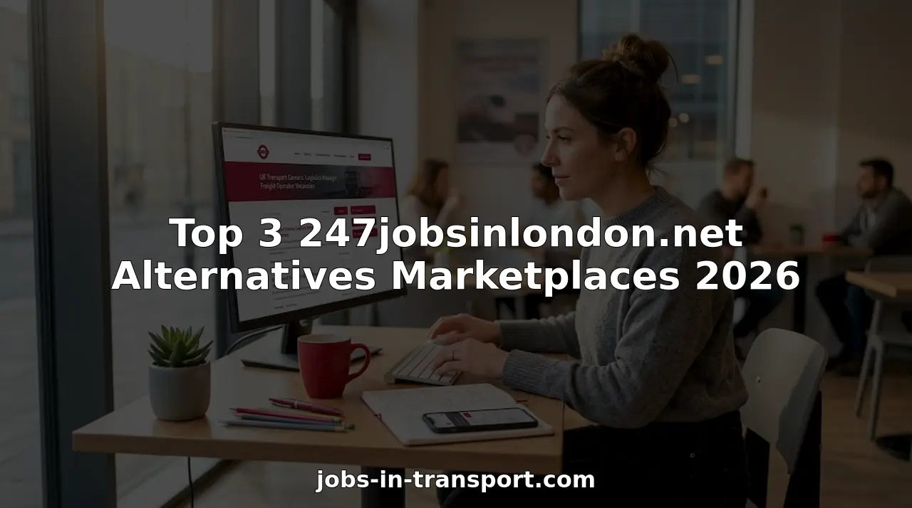 Professional browsing job listings at home desk