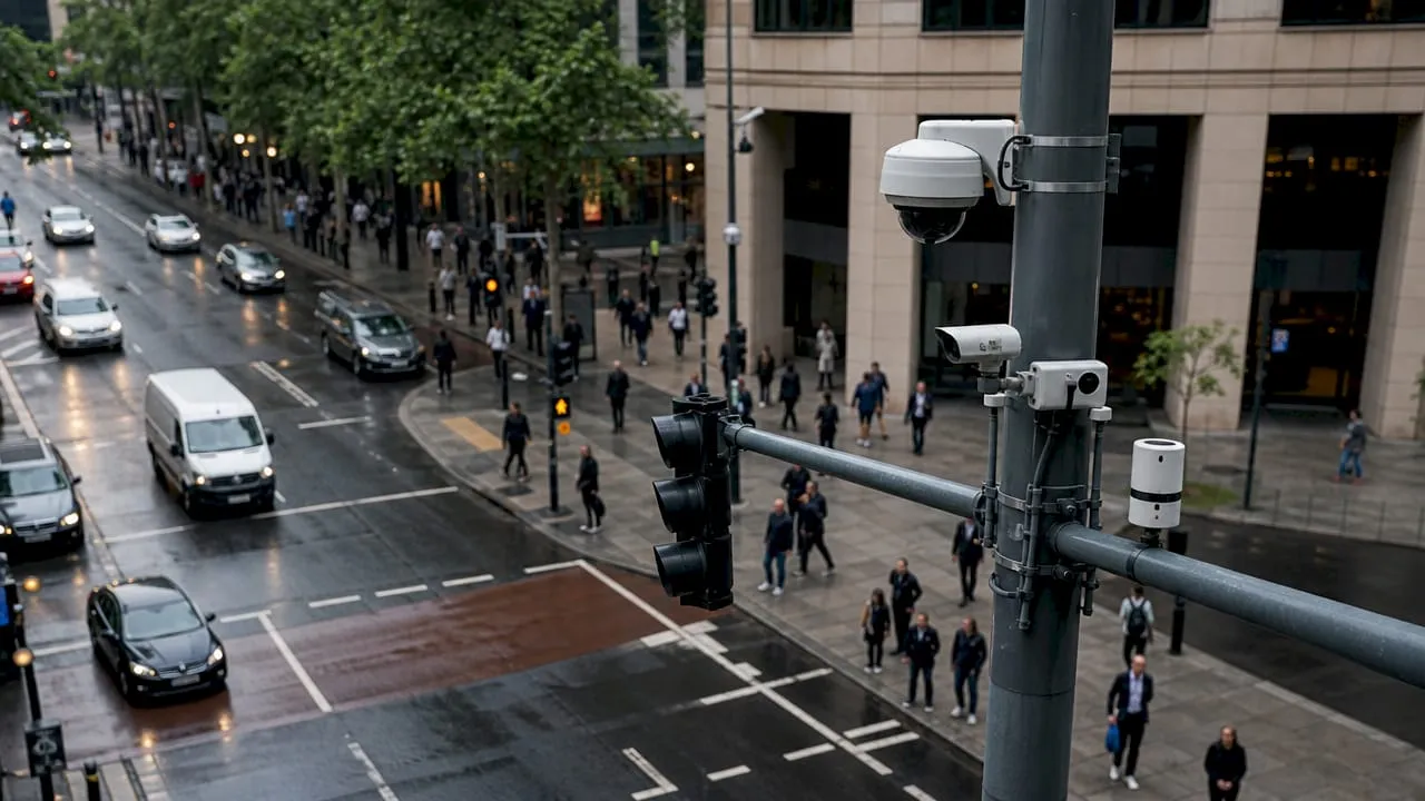 Street IoT sensors monitoring urban traffic