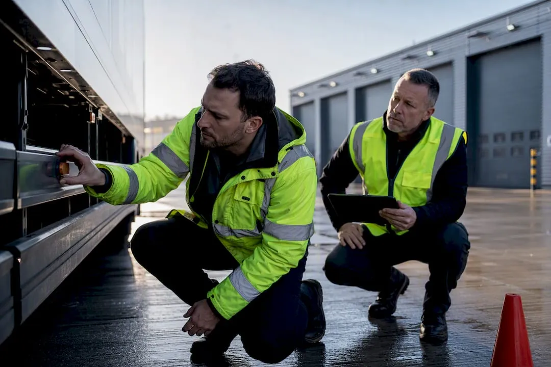 Candidate completing transport compliance check