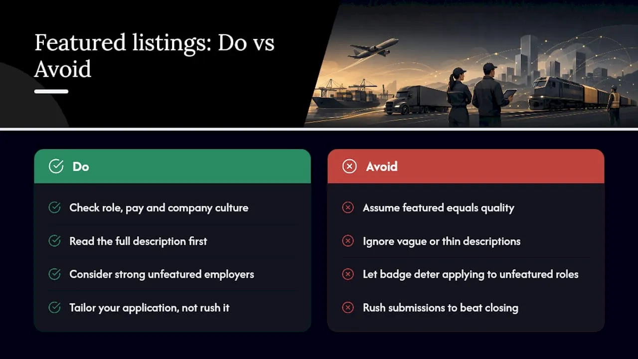 What are the drawbacks of relying on featured listings? — overview diagram