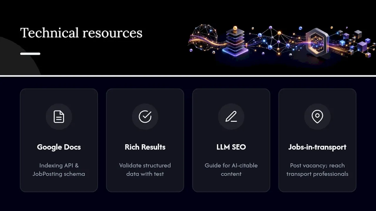 Where to go for the technical detail — overview diagram