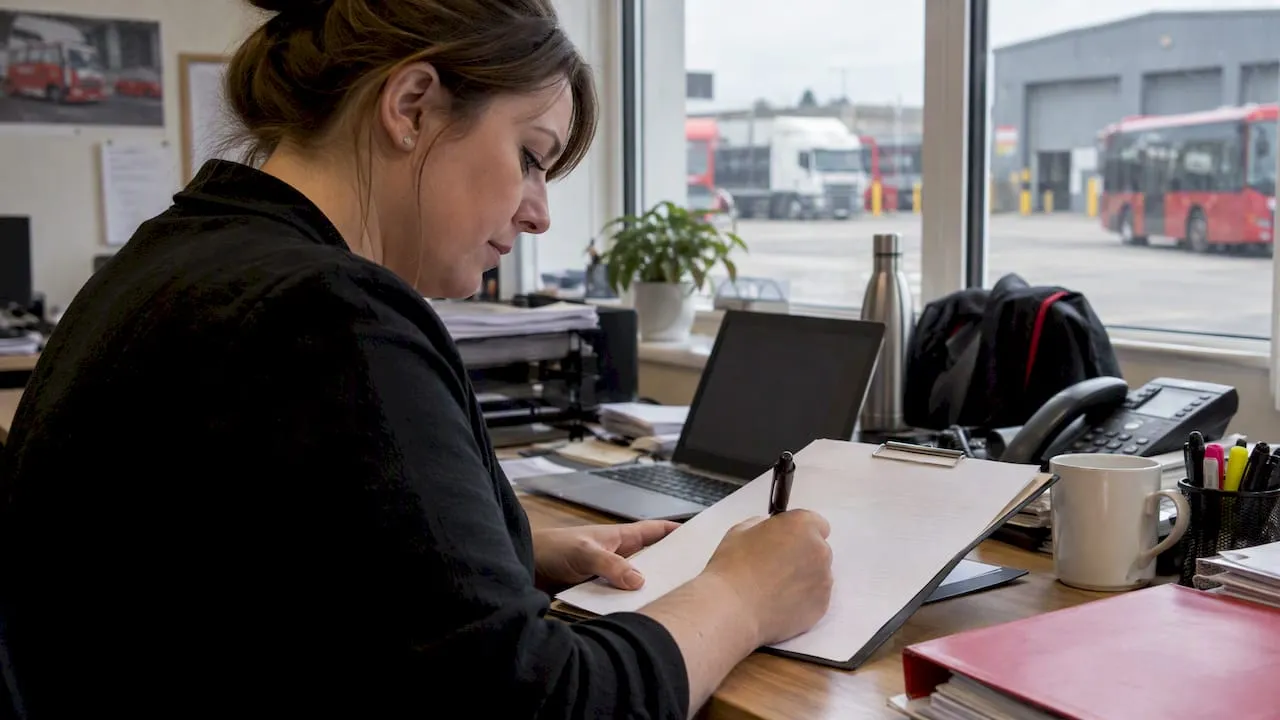 Recruiter recording a candidate data assessment